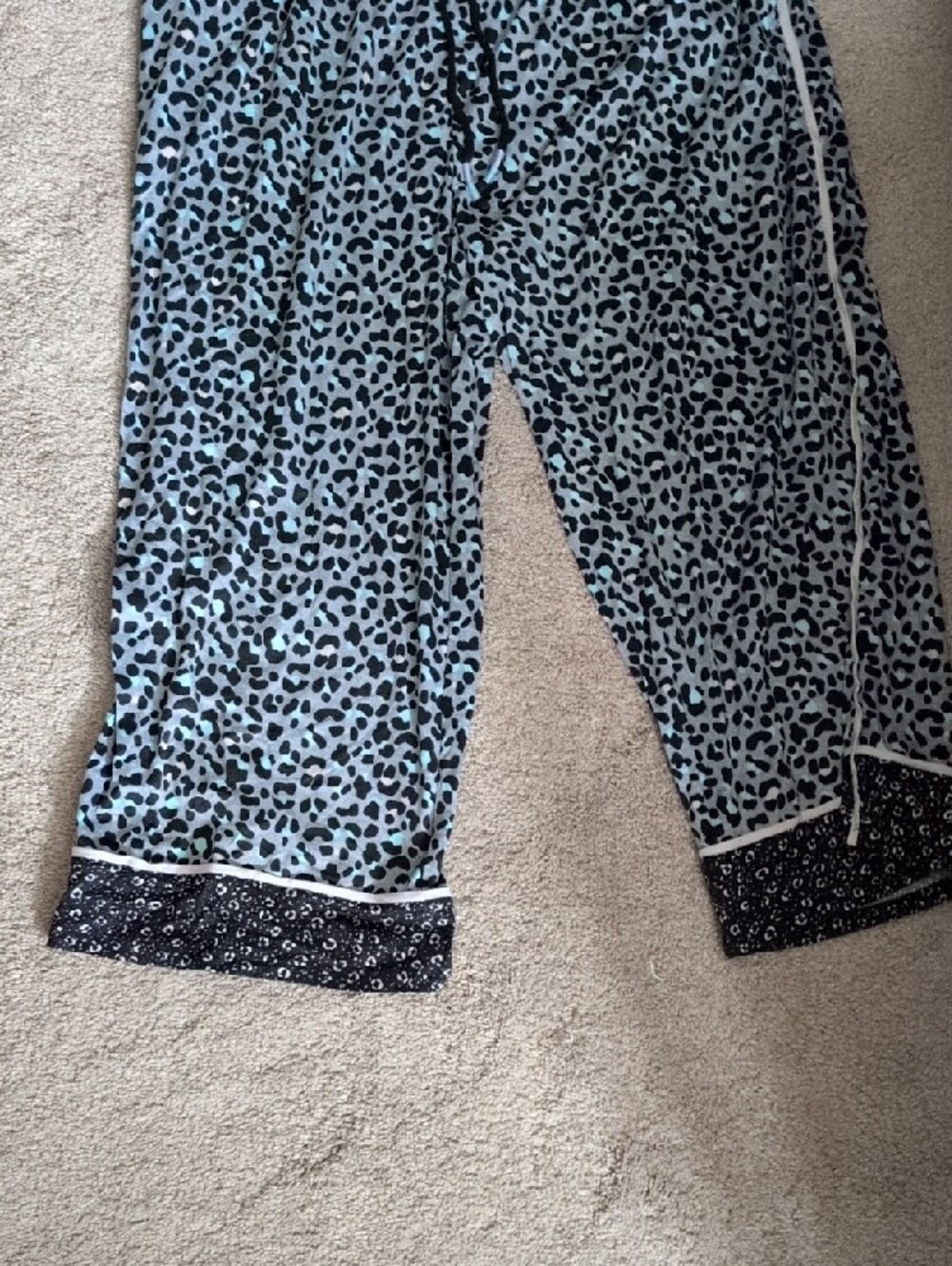 Cuddl Duds Capri Loung Pajama Set Large - Picture 4 of 4